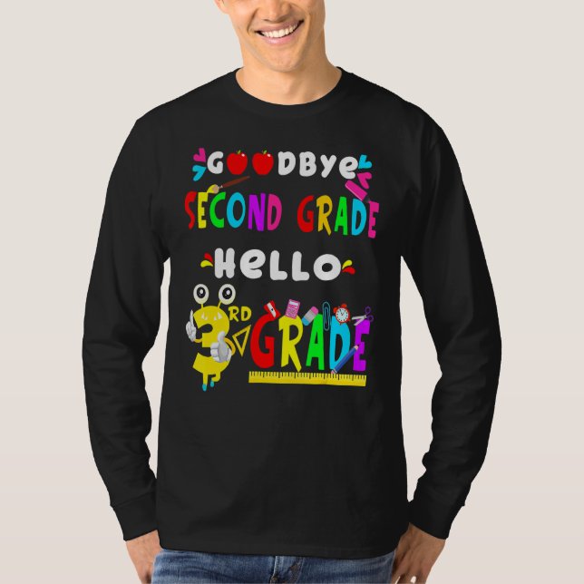 Camiseta Adeus Segundo Grau Alô 3º Grau De Volta A Scho (Frente)