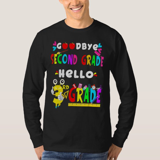Camiseta Adeus Segundo Grau Alô 3º Grau De Volta A Scho (Frente)