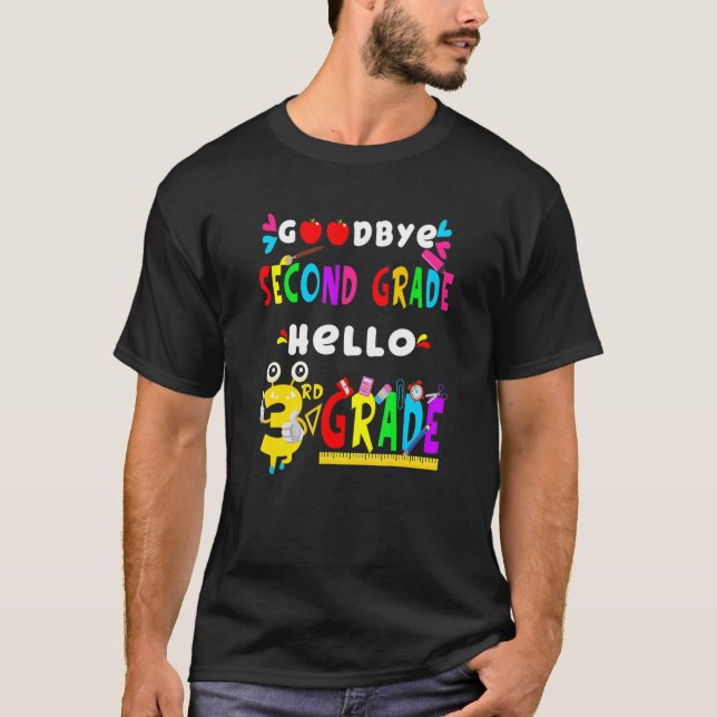 Camiseta Adeus Segundo Grau Alô 3º Grau De Volta A Scho (Frente)