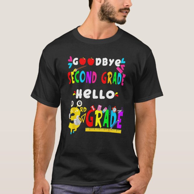 Camiseta Adeus Segundo Grau Alô 3º Grau De Volta A Scho (Frente)