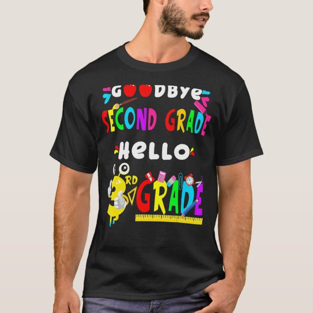 Camiseta Adeus Segundo Grau Alô 3º Grau De Volta A Scho (Frente)