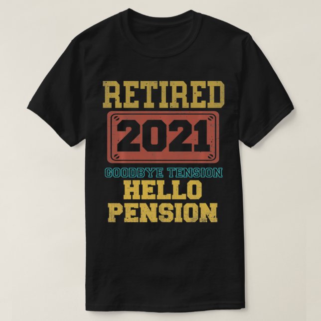 Camiseta Adeus, Tensão Alô, Pensão Engraçada 2021 G (Frente do Design)