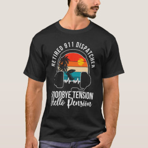 Camiseta Adeus Tensão Aposentada 911 Aposentação do Expedid