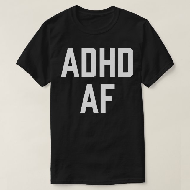 CAMISETA ADHD AF13 (Frente do Design)