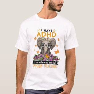 Camiseta ADHD Awareness Month Ribbon Gifts