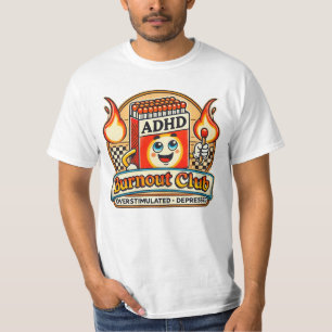 Camiseta adhd burnout clube