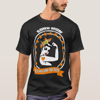 Camiseta Adhd Consciência Mãe Guerreira
