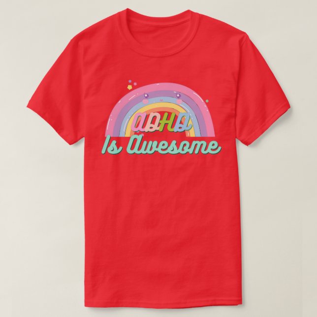 Camiseta ADHD é fantástico 3 (Frente do Design)
