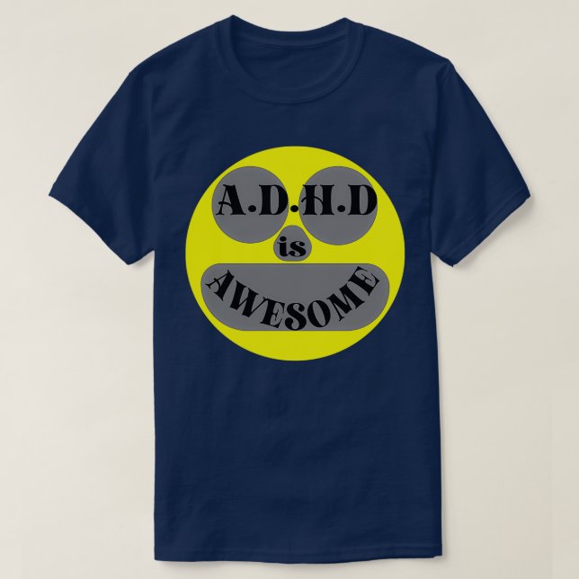 Camiseta ADHD é incrível 9 (Frente do Design)