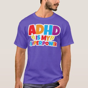 Camiseta ADHD é o meu super-poder Premium 26