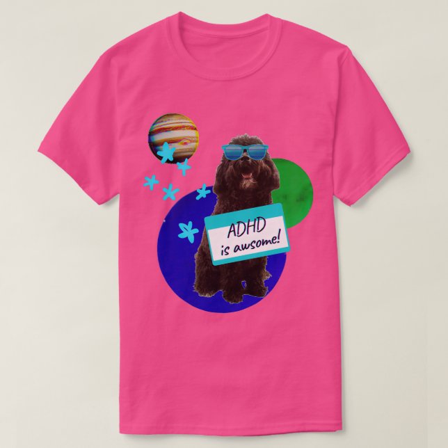 Camiseta adhd fofo é incrível (Frente do Design)