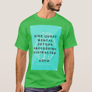 Camiseta ADHD não quebrado apenas diferente