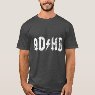 Camiseta ADHD retrô