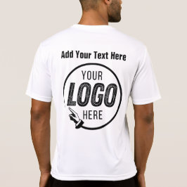 Camiseta Adicionar a Imagem de Fotografia do Logotipo de Em