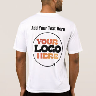 Camiseta Adicionar a Imagem de Fotografia do Logotipo de Em