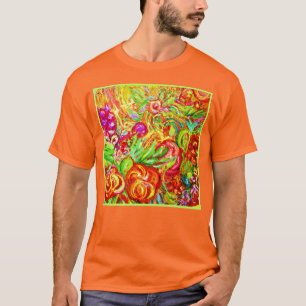 Camiseta Adicionar cor ao seu estilo com Trabalho de arte F