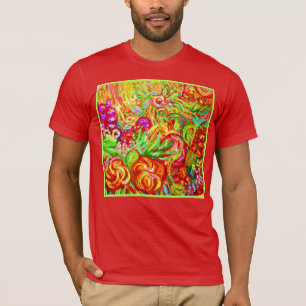 Camiseta Adicionar cor ao seu estilo com Trabalho de arte F
