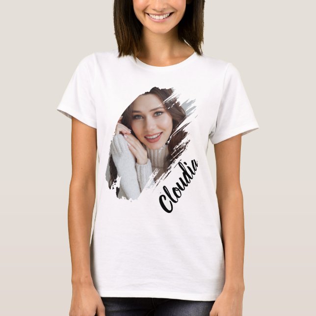 Camiseta Adicionar Foto e Texto Personalizado (Frente)