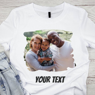 Camiseta Adicionar Foto E Texto Personalizado