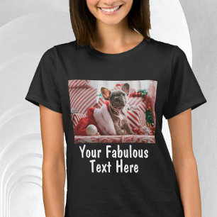 Camiseta Adicionar Foto e Texto Personalizado