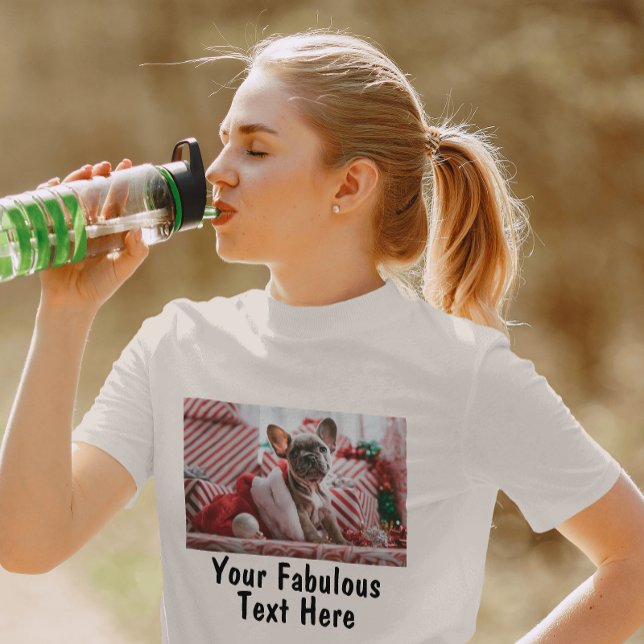 Camiseta Adicionar Foto e Texto Personalizado (Criador carregado)