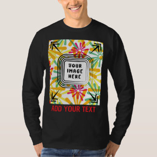 Camiseta Adicionar Foto Personalizada e Texto Personalizáve