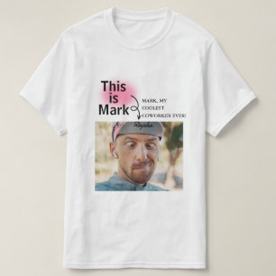 Camiseta Adicionar Foto Personalizada Mínima e Engraçada co