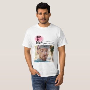 Camiseta Adicionar Foto Personalizada Mínima e Engraçada co
