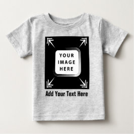 Camiseta Adicionar imagem de foto personalizada para presen