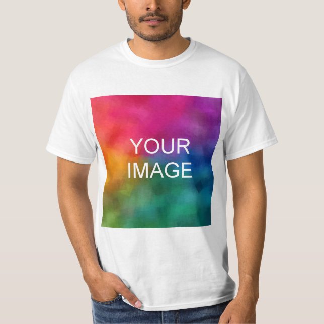 Camiseta Adicionar imagem Fotografia Logotipo comercial Mod (Frente)