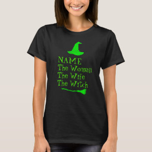 Camiseta Adicionar Nome Alterar Texto Mulher Esposa Esposa