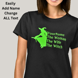 Camiseta Adicionar Nome Alterar Texto Mulher Esposa Esposa 