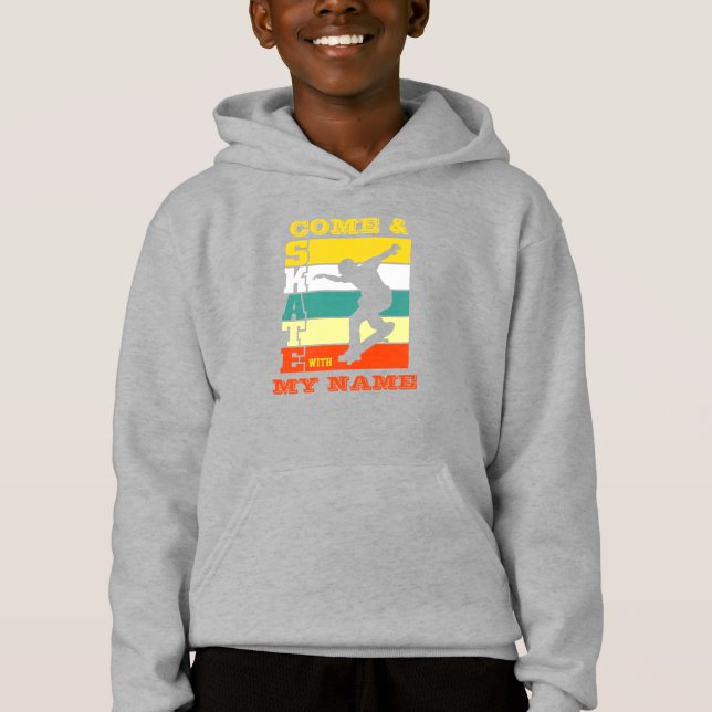 Camiseta Adicionar Nome Alterar Texto Vir & Skate Com Meu N (Frente)