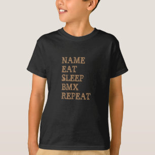 Camiseta Adicionar Nome Alterar TODO Texto Comer Repouso BM