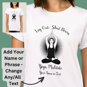 Camiseta Adicionar Nome Alterar TODO Texto Desligar Encerra