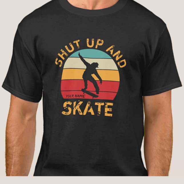 Camiseta Adicionar Nome Alterar TODO Texto Encerrar e Skate (Criador carregado)