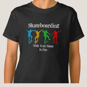 Camiseta Adicionar Nome Alterar Todos os Números de Skatebo
