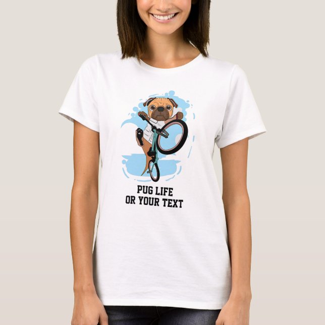 Camiseta Adicionar Nome Cachorro de Cachorro de Cachorro de (Frente)