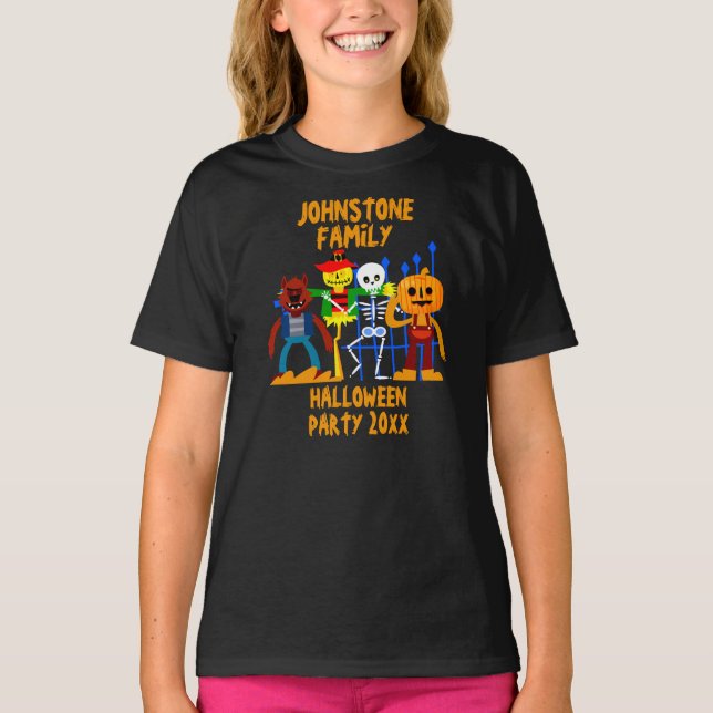 Camiseta Adicionar Nome da Família Editar o Texto do Ano da (Frente)