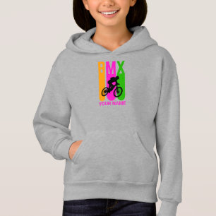 Camiseta Adicionar Nome ou Texto BMX Bike Rider Laranja Ros