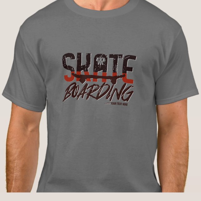 Camiseta Adicionar nome ou texto - SKATE Embarcarando T-Shi (Criador carregado)