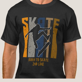 Camiseta Adicionar nome ou texto - skateboarder do SKATE
