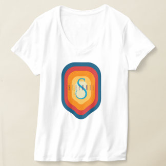 Camiseta Adicionar Nome Personalizado Monograma Personaliza