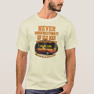 Camiseta Adicionar O Nome Do Texto De Foto Do Carro, Nunca 