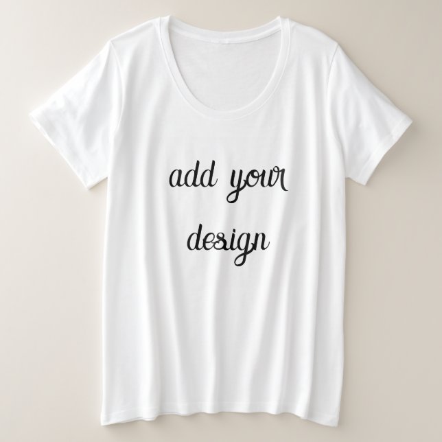 Camiseta adicionar seu design (Frente do Design)