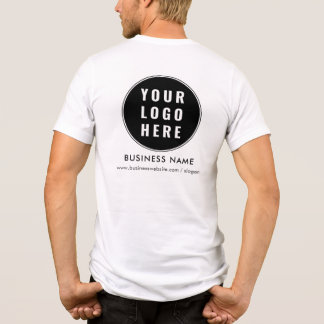 Camiseta Adicionar seu logotipo corporativo Troca de evento