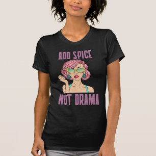 Camiseta Adicionar Tempero Não Drama Amante de Curry