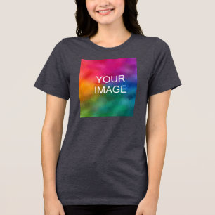Camiseta Adicionar Texto Carregando Sua Própria Foto para a