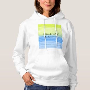 Camiseta adicionar texto personalizado nome aquarela azul v