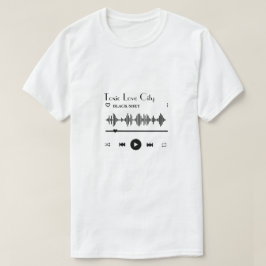 CAMISETA ADICIONE A SUA MÚSICA PREFERIDA